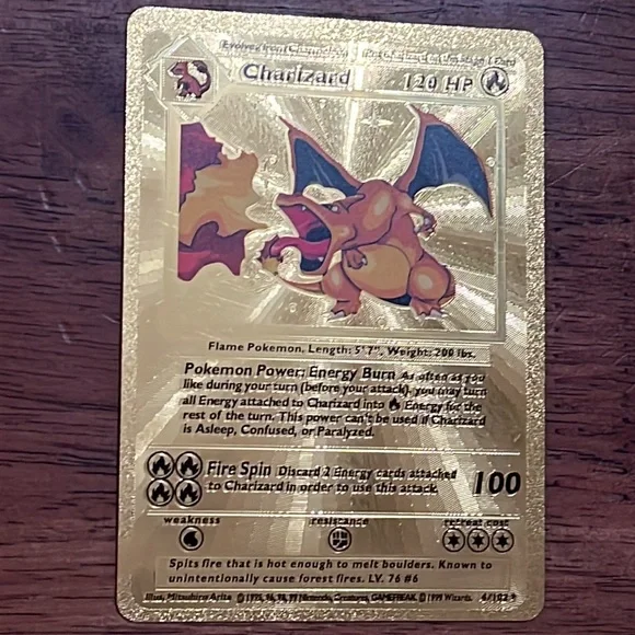 SUPER RARE MINT 1st Edition Pokmon Charizard ERROR Card And Regular Card